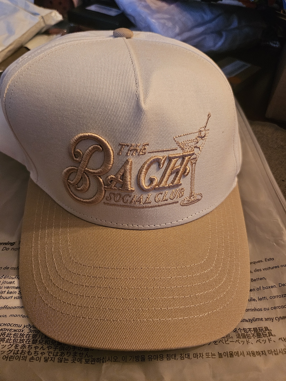 Embroidered Two-Tone Cap - For Bacheloeretts